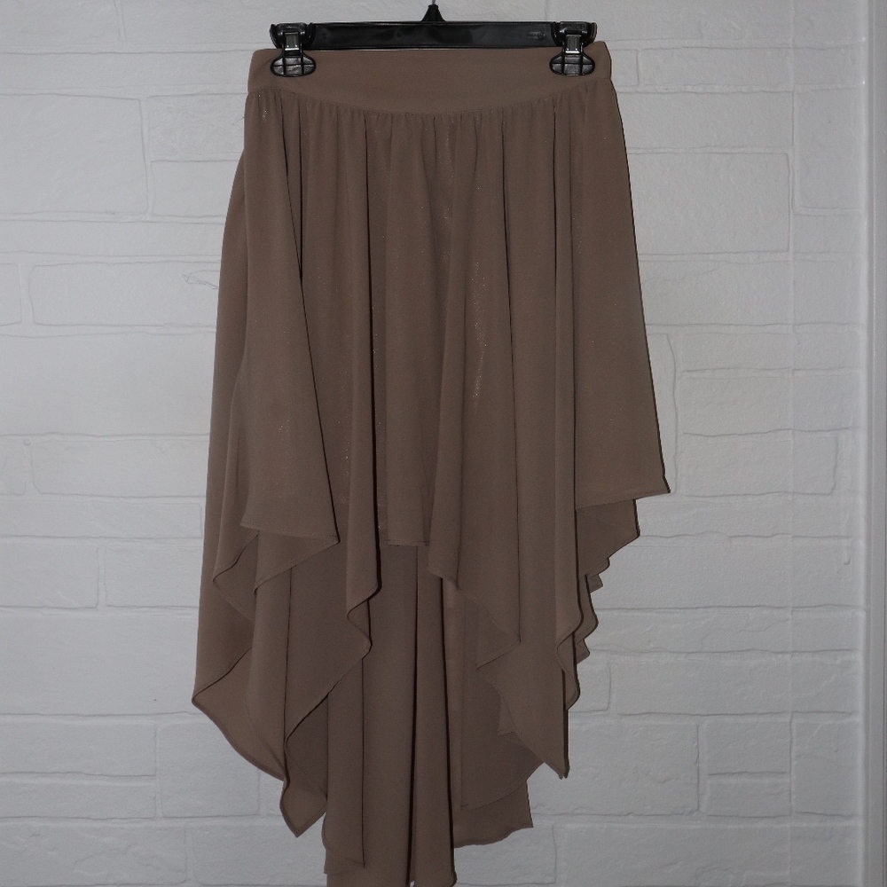 Y2K Urban Outfitters High Low Chiffon Skirt
